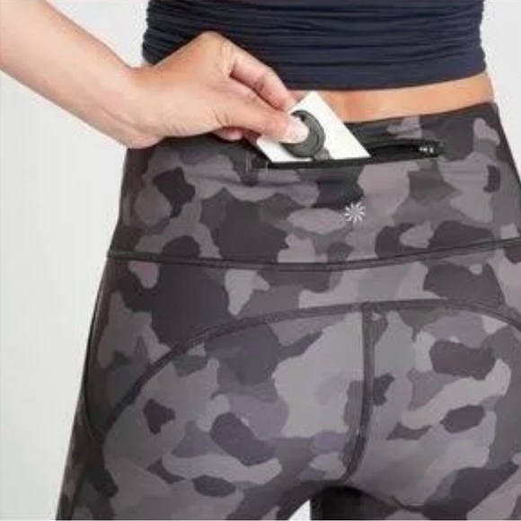 Athleta Pants - ATHLETA Lightning Camo 7/8 Tight in SuperSonic